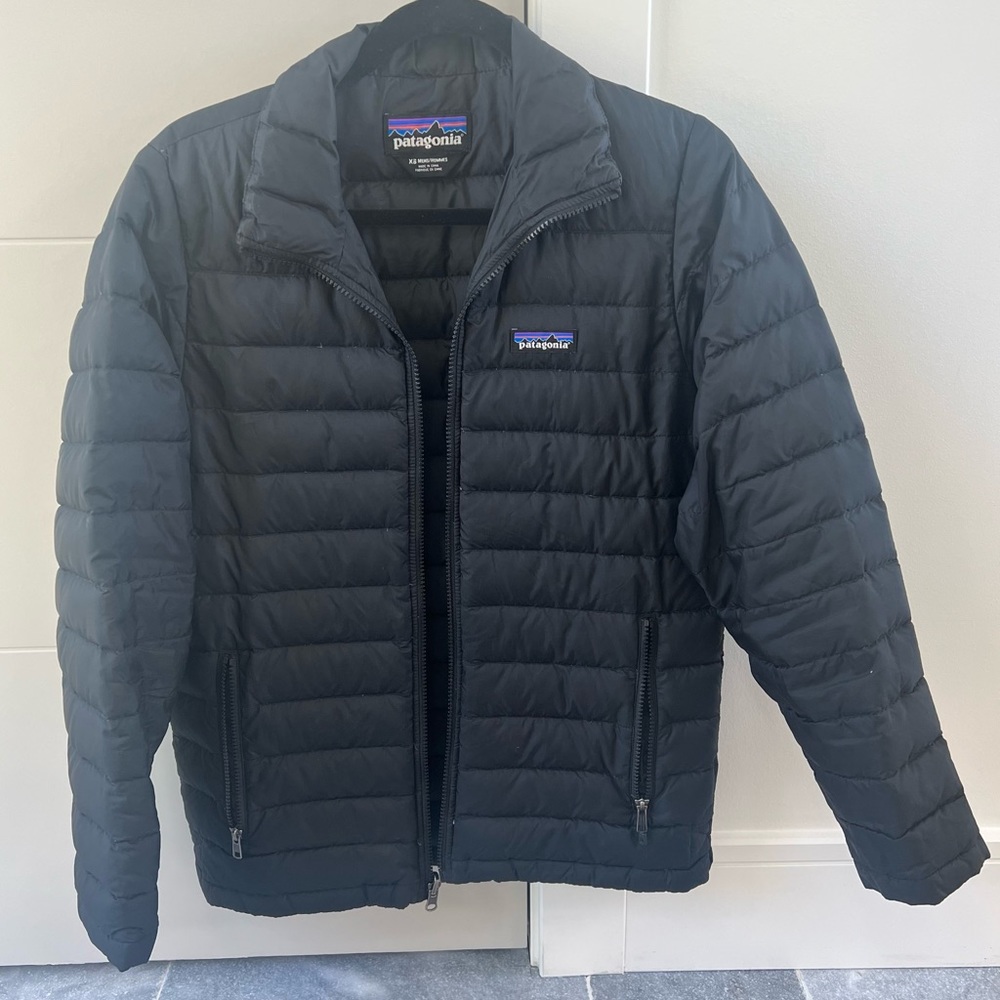Patagonia down sweater, Mens XS, black